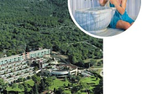 Спа-курорт Carmel Forest Spa окружен лесным массивом Кармель  в Хайфе.  Carmel Forest предлагает более 80 лечебно-оздоровительных и косметических процедур. На фото: турецкий хаммам