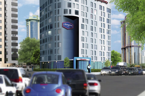 Проект отеля  Hampton by Hilton  в Воронеже