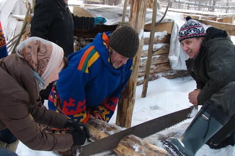 10) Новый этнографический парк загородного отеля «Cronwell Park Добрино» в Ханты-Мансийске позволяет гостям отеля познакомиться с укладом жизни северных народов