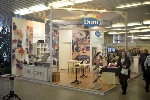 Уютный стенд компании Duni