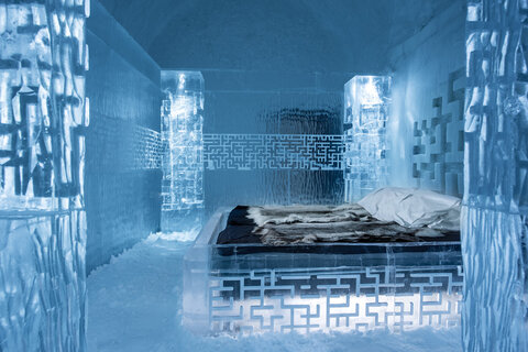 Одна из комнат в Icehotel 365