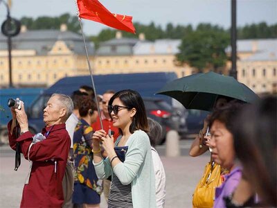 Групповой турпоток из Китая в Москву и Санкт-Петербург вырос на двадцать процентов с начала года