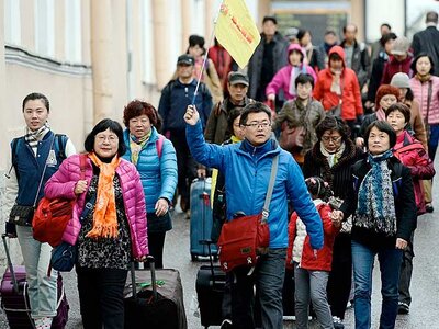 Китай лидирует по числу интуристов в России