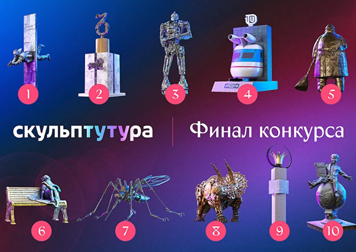 Создана энциклопедия самых необычных памятников России «СкульпТУТУра»
