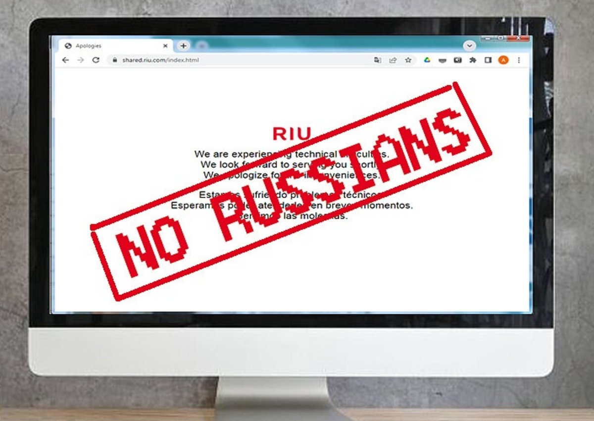 Ушли не прощаясь. Отели сети RIU закрыли россиянам доступ к своему сайту