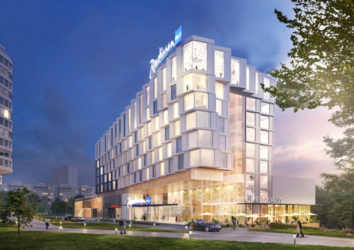 В Москве на месте советской гостиницы «Спорт» построили отель Radisson Blu