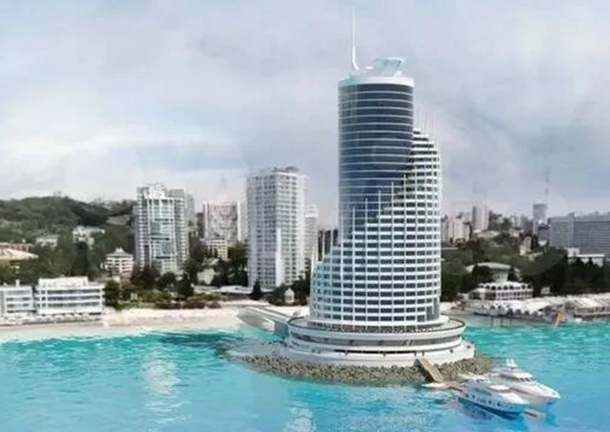 В Сочи начали продавать апартаменты в пятизвездочном отеле на насыпном острове