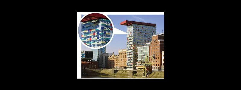 Отель из разноцветных стеклышек
