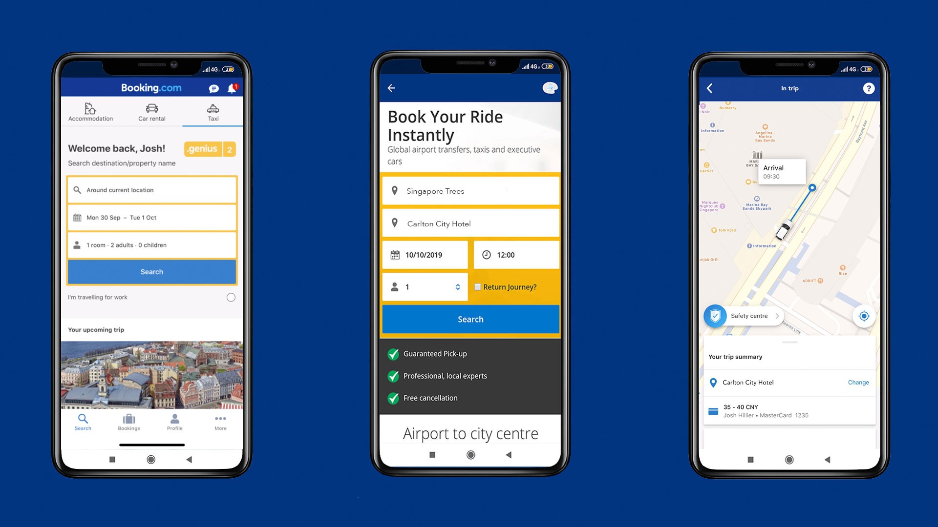 Поездки с Grab по Юго-Восточной Азии теперь доступны в приложении Booking.com