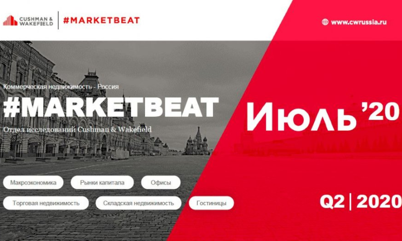 Cushman & Wakefield: Загрузка отелей Москвы за 6 месяцев снизилась на 36,8 п.п.