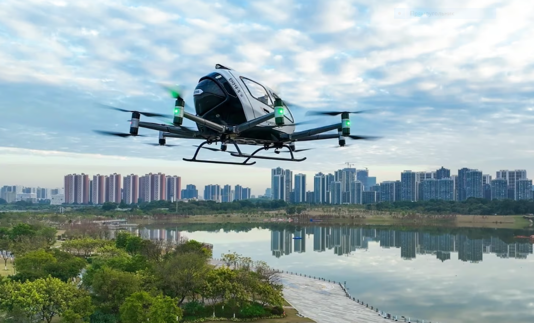 EHang поставила на китайский курорт первую крупную партию беспилотных аэротакси