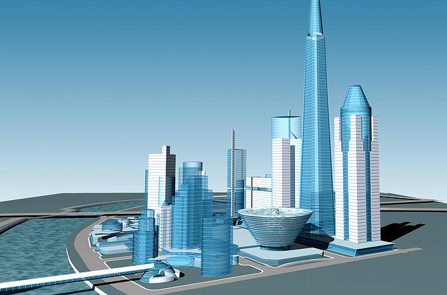 Строительство гостиницы в центральном ядре бизнес-квартала «Москва-Сити» близится к завершению